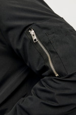 Куртка великого розміру з ребристими манжетами Baseball Plus Jack&Jones чорна