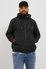 Куртка Softshell Jack&Jones чорна великого розміру
