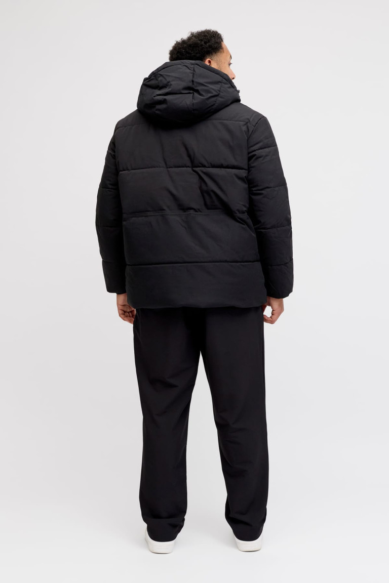 Пуховик Jack&Jones чорний великого розміру