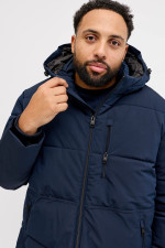 Пуховик Jack&Jones синій великого розміру для чоловіків