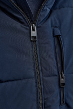 Пуховик Jack&Jones синій великого розміру для чоловіків