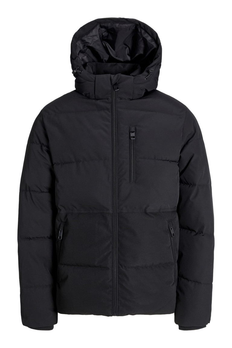 Пуховик Jack&Jones чорний великого розміру