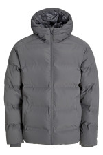 Пуховик Jack&Jones сірий великого розміру