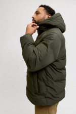 Пуховик Jack&Jones хакі великого розміру