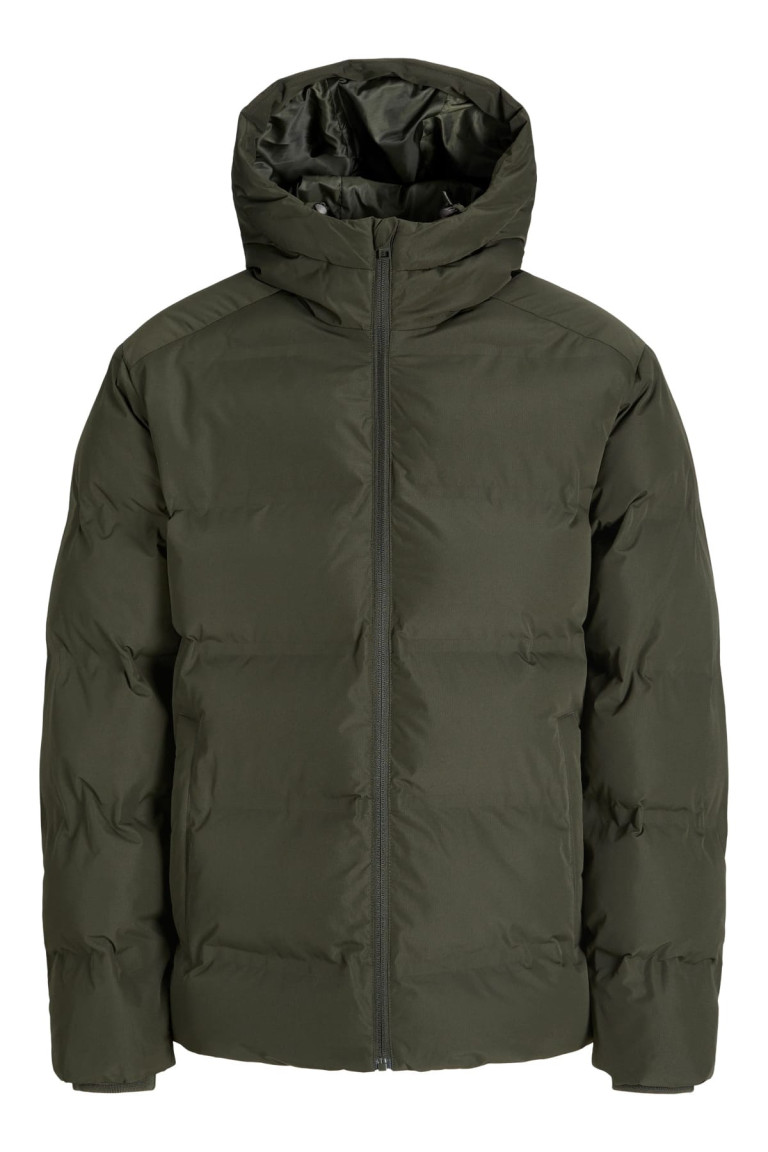 Пуховик Jack&Jones хакі великого розміру