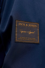 Куртка великого розміру з високим коміром-стійкою Jack&Jones, синя