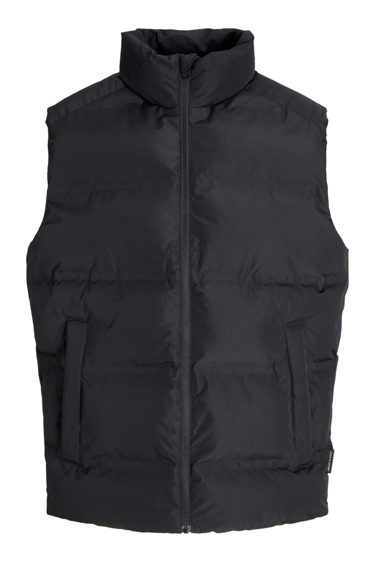 Безрукавка Jack&Jones чорна великого розміру для чоловіків