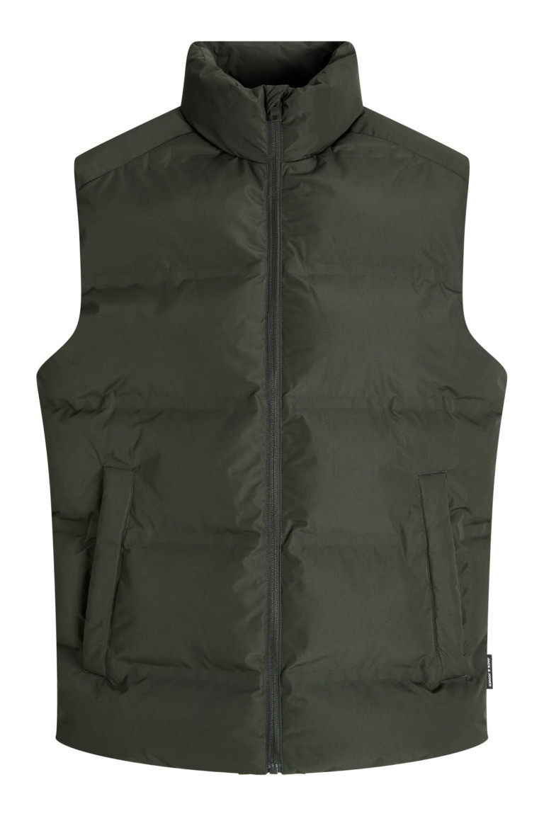 Безрукавка Jack&Jones хакі великого розміру