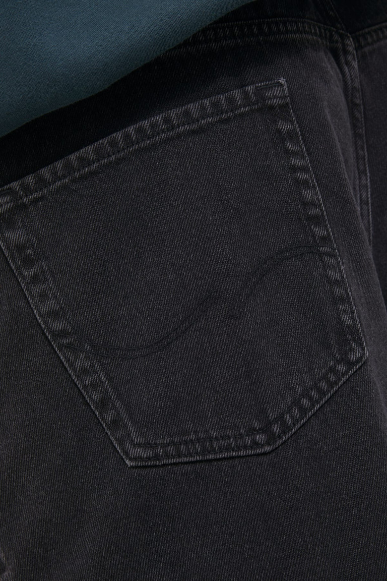 Джинси вільного крою Jack&Jones великого розміру — чорні