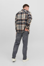 Джинси великого розміру Tapered Fit з високою посадкою Jack&Jones, сірі