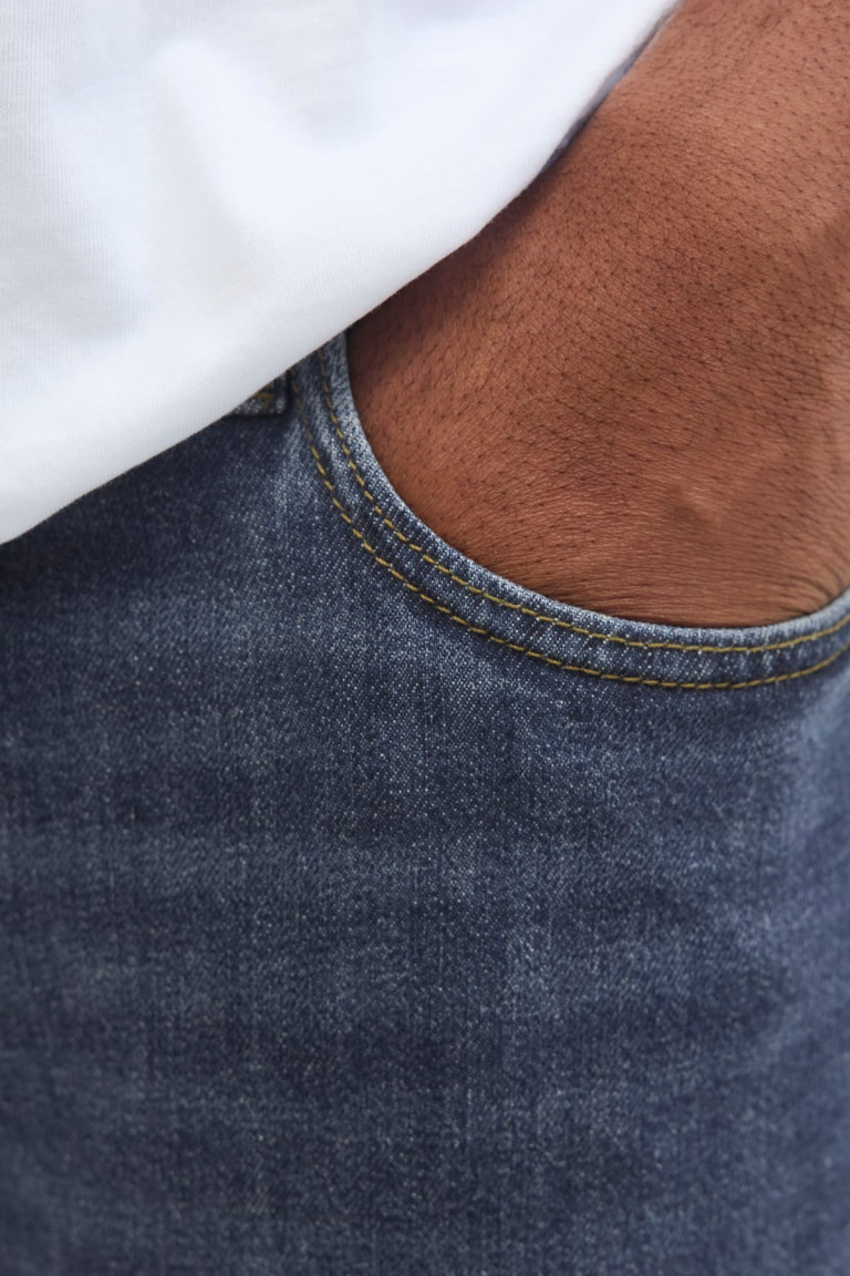 Джинси Comfort Fit Jack&Jones сині великого розміру