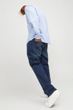 Джинси Slim Fit Low Tail Jack&Jones сині великого розміру