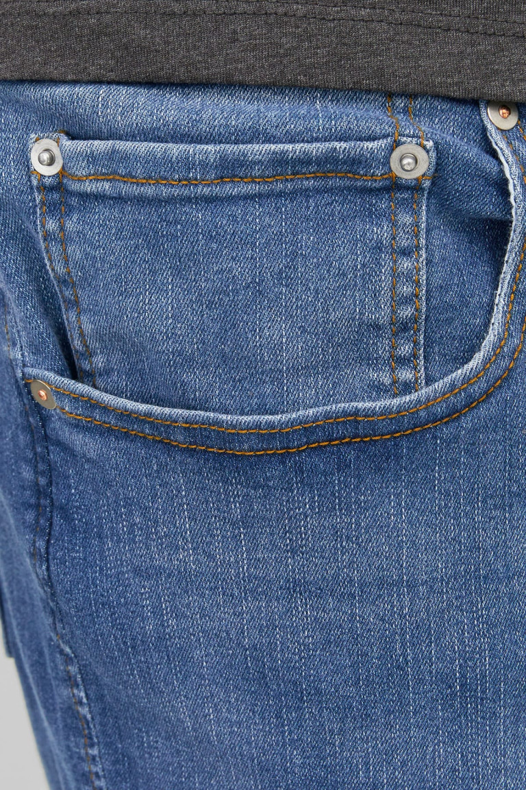 Джинси великого розміру Tapered Fit High Rise Jack&Jones сині