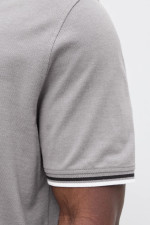 Футболка поло великого розміру Jack&Jones світло-сіра