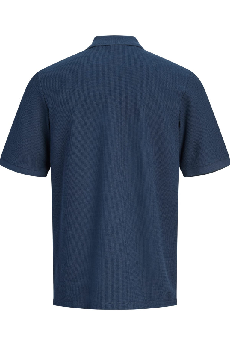 Футболка поло великого розміру Jack&Jones, темно-синя