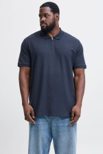 Футболка поло великого розміру Jack&Jones, темно-синя