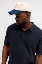 Футболка поло великого розміру Relaxed Fit Jack&Jones, темно-синя