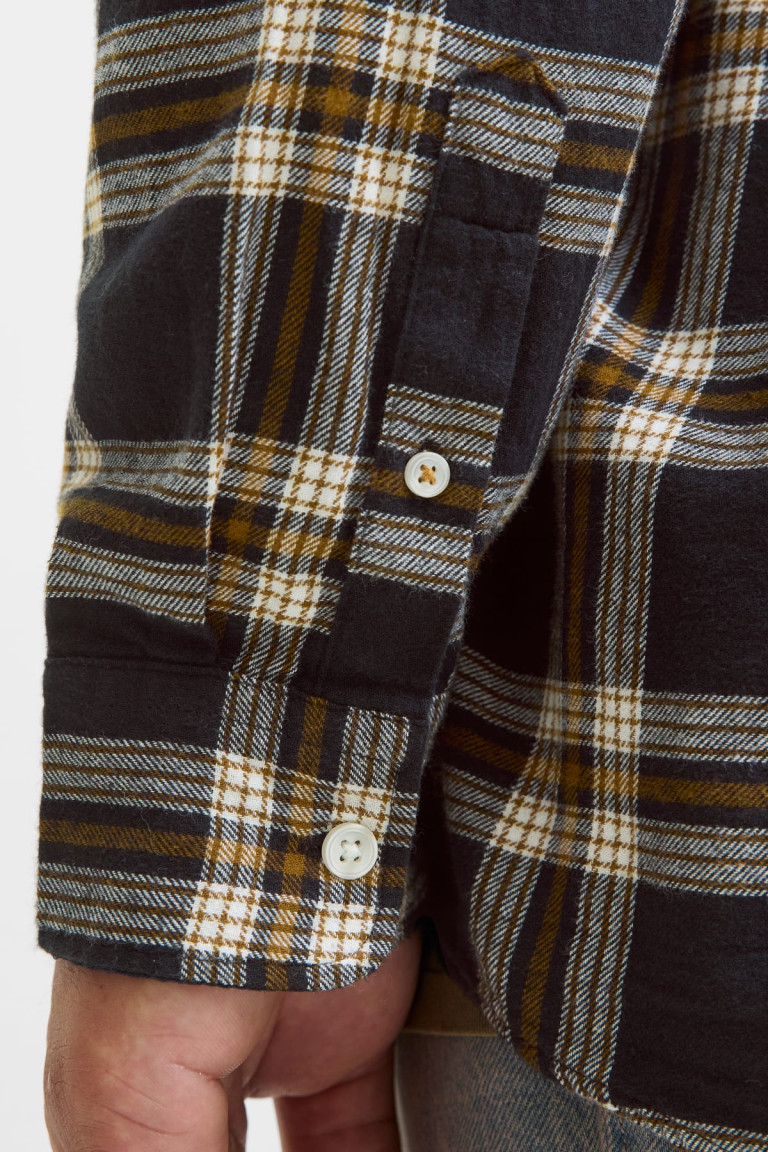 Сорочка Jack&Jones у велику чорну клітинку великого розміру