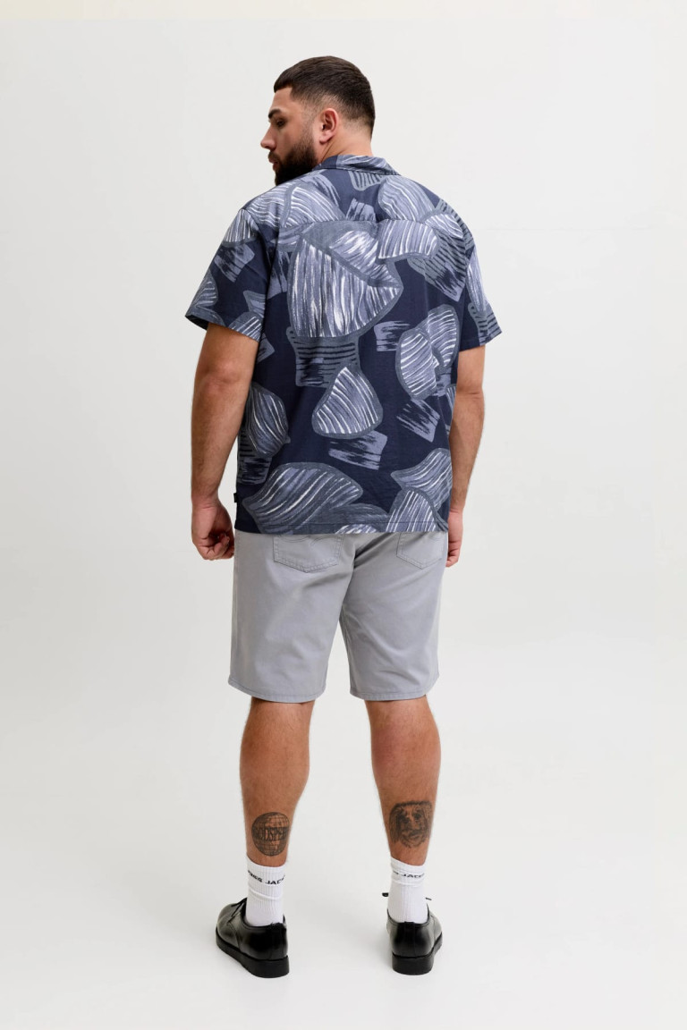 Сорочка Jack&Jones синя великого розміру