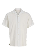 Сорочка JORLUKE CRINKLE Jack&Jones велике чоловіче, біла