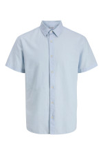 Сорочка Regular Fit Jack & Jones блакитна великого розміру