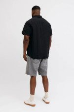 Сорочка Regular Fit Jack & Jones чорна великого розміру