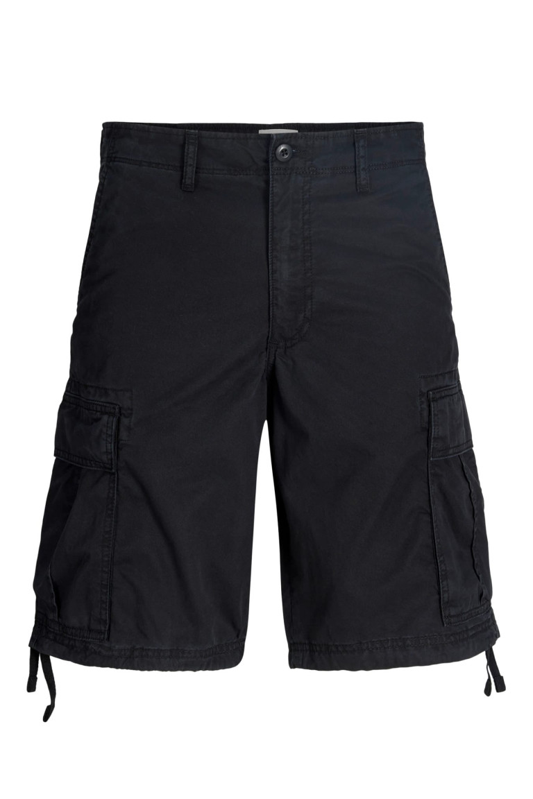 Шорти карго Jack&Jones чорні великого розміру