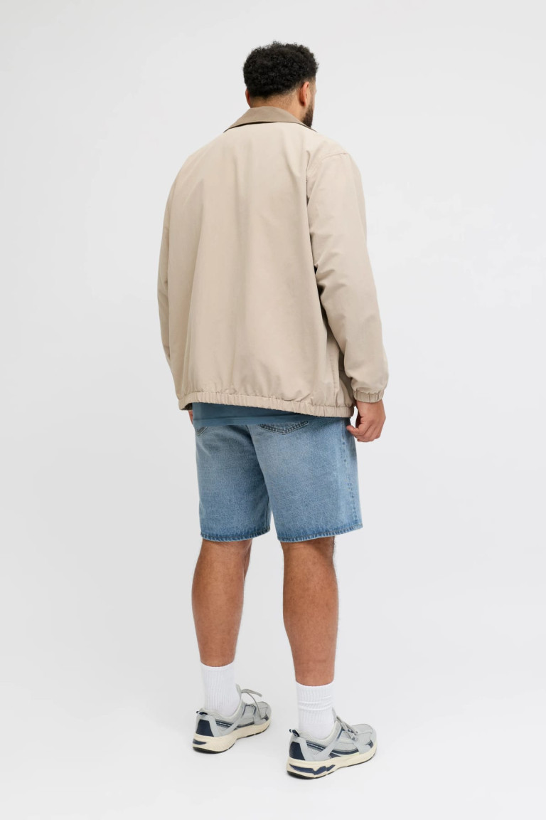 Джинсові шорти великого розміру JJITONY JJORIGINAL Jack&Jones, блакитні