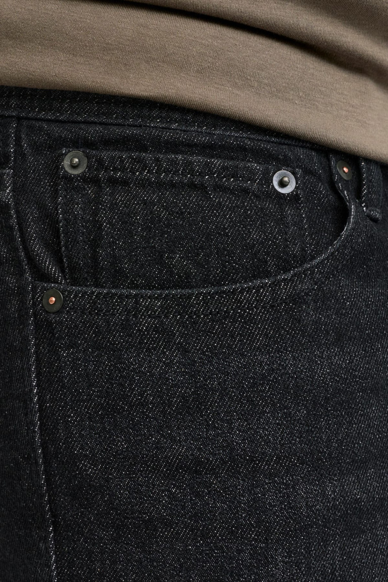 Джинсові шорти великого розміру JJITONY JJORIGINAL Jack&Jones чорні