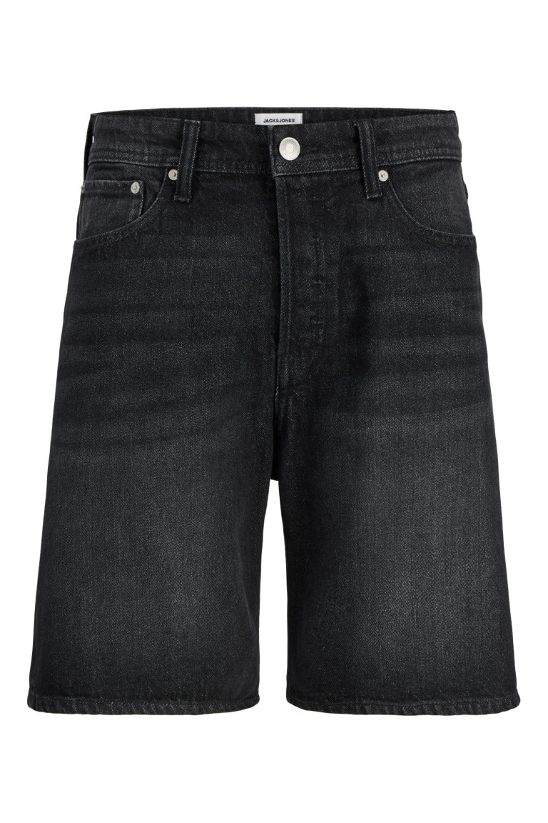 Джинсові шорти великого розміру JJITONY JJORIGINAL Jack&Jones чорні
