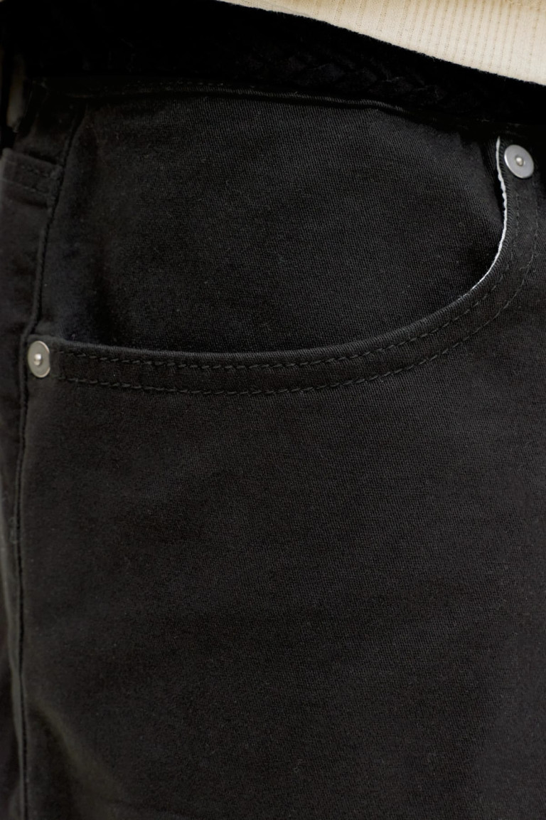 Джинсові шорти великого розміру JPSTRICK DYLAN Jack&Jones чорні