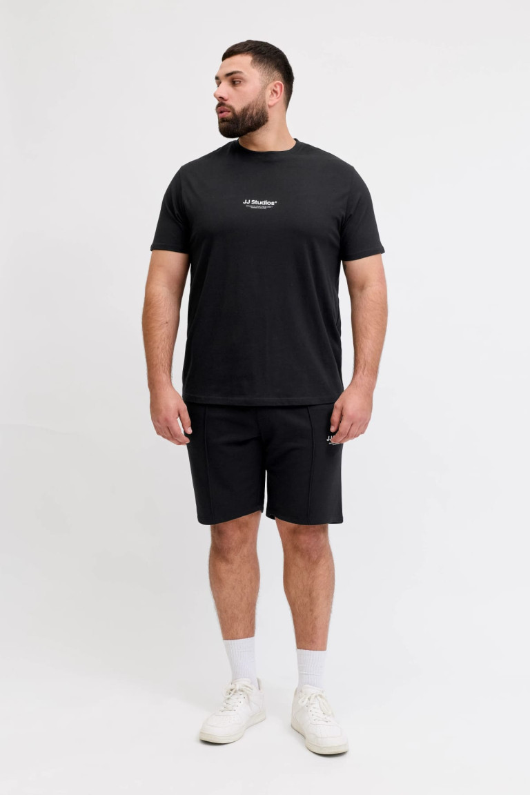 Шорти великого розміру Relaxed Fit Jack&Jones чорні