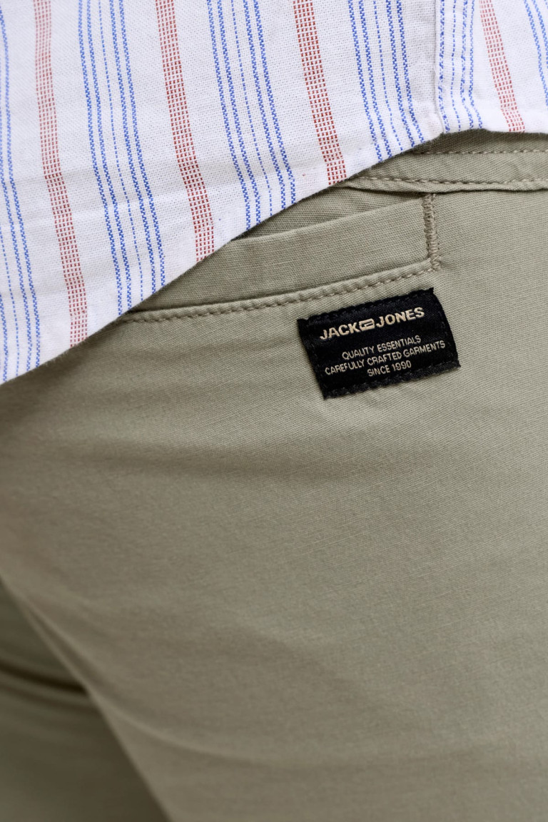 Шорти JPSTJAIDEN Jack&Jones бежеві великого розміру