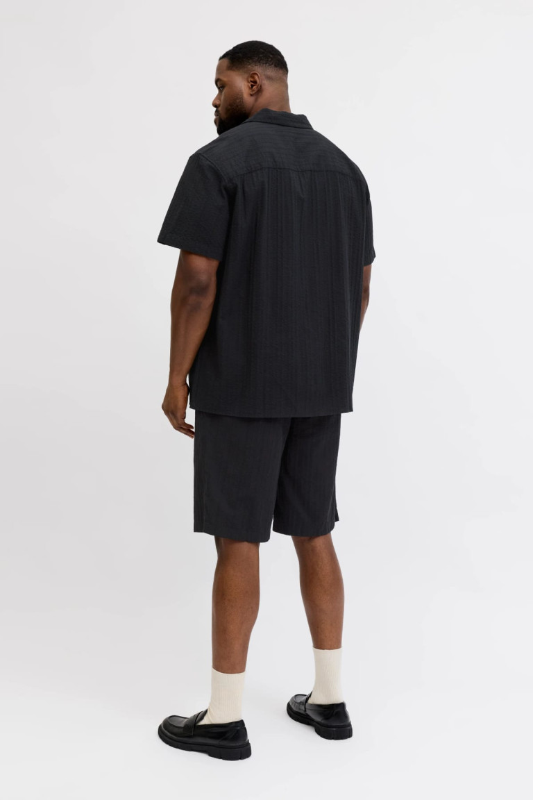 Шорти Loose Fit Jack&Jones великого розміру — чорні