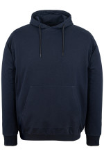 Худі Stone Island Big Team темно-синє великого розміру