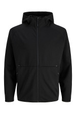 Толстовка великого розміру JJEBASE SWEAT Jack&Jones чорна