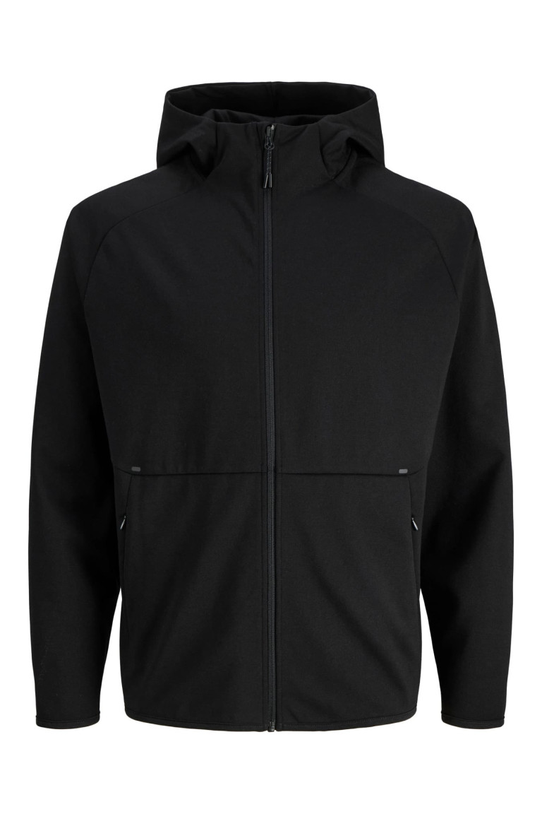 Толстовка великого розміру JJEBASE SWEAT Jack&Jones чорна