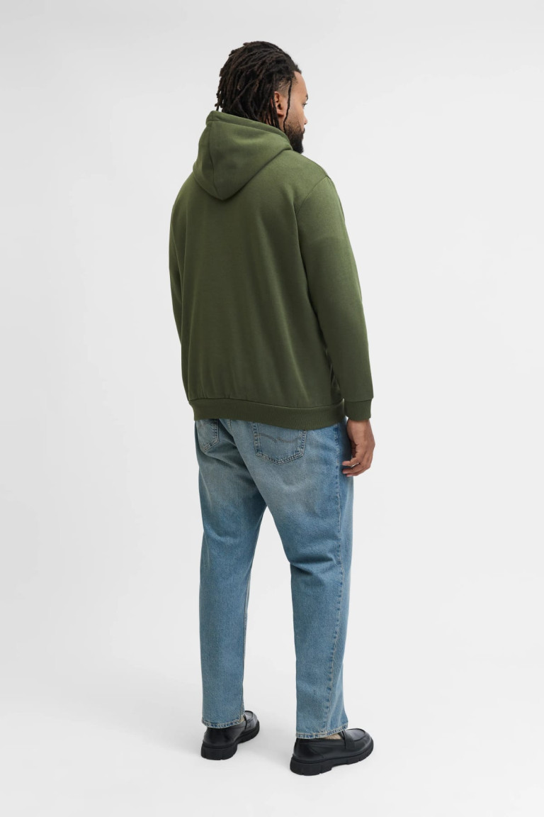 Худі великого розміру Relaxed fit Jack&Jones, хакі