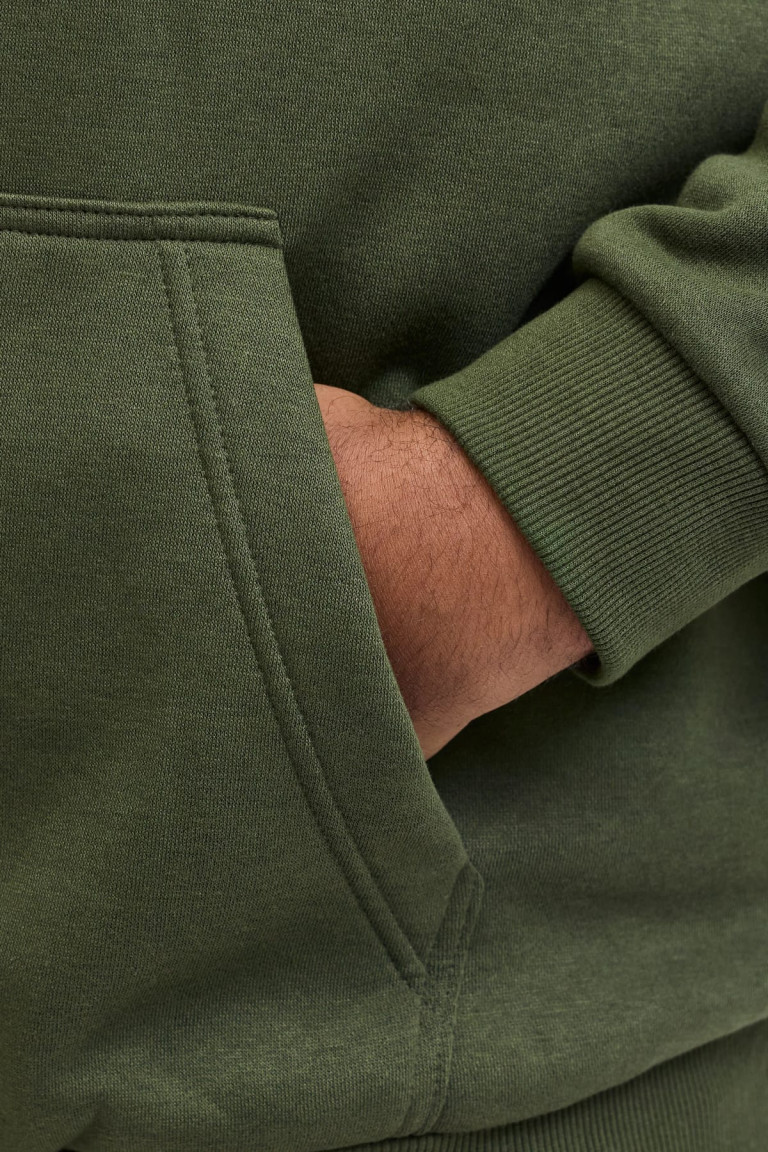 Худі великого розміру Relaxed fit Jack&Jones, хакі