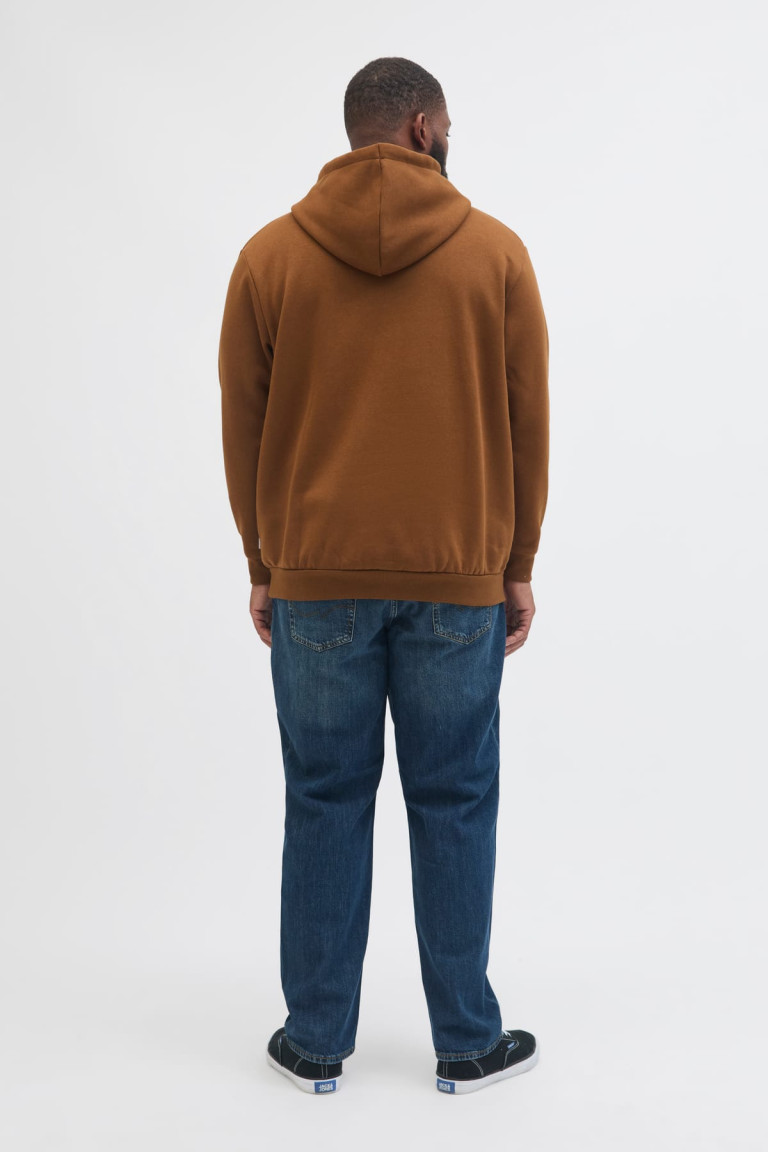 Худі великого розміру Relaxed fit Jack&Jones, коричневе