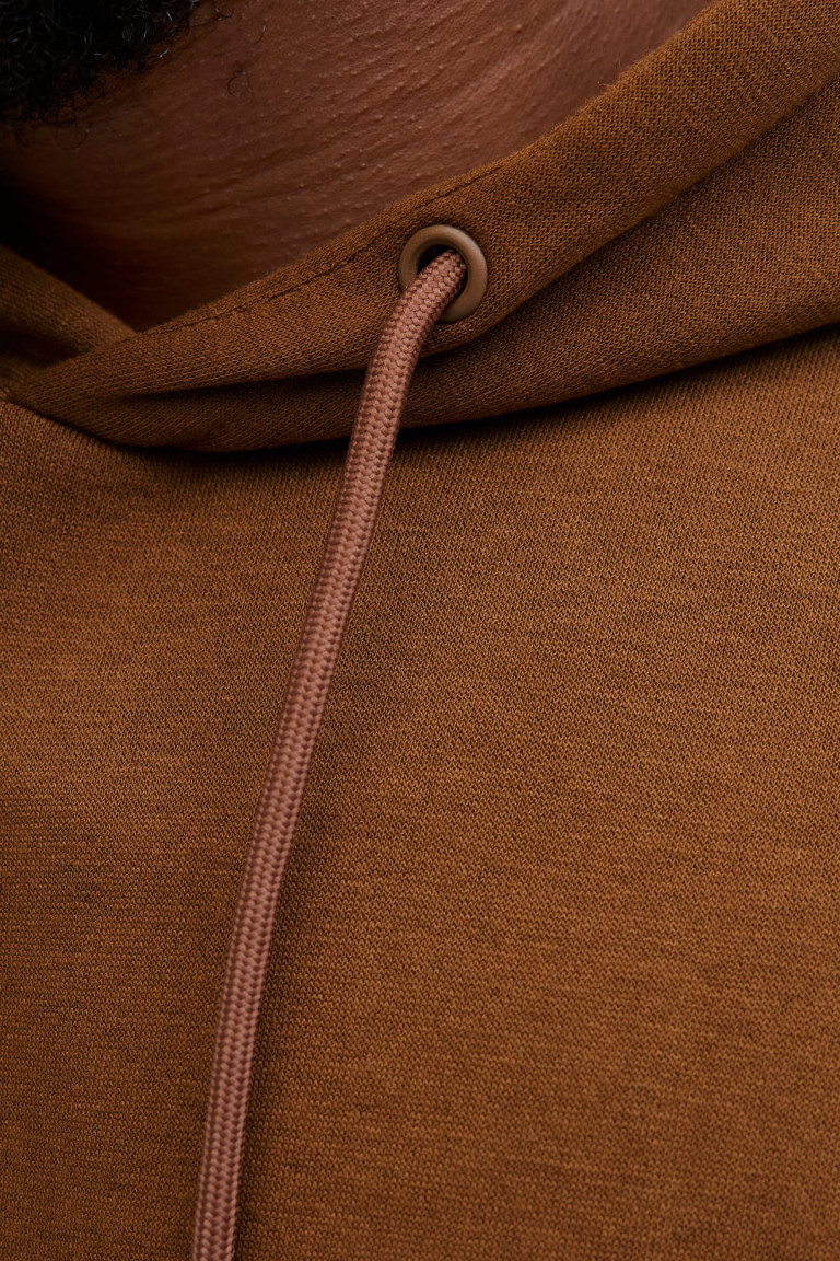 Худі великого розміру Relaxed fit Jack&Jones, коричневе