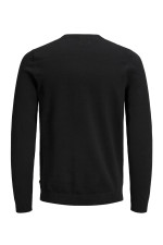 Світшот Jack&Jones чорний великого розміру для чоловіків