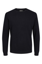 Світшот Jack&Jones чорний великого розміру для чоловіків