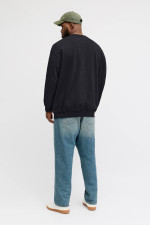 Світшот великого розміру Jack&Jones Archive Selection, чорний
