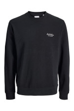 Світшот великого розміру Jack&Jones Archive Selection, чорний