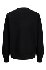 Світшот великого розміру Jack&Jones JJ Studios, чорний