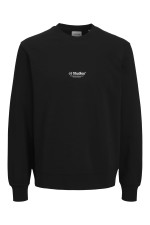 Світшот великого розміру Jack&Jones JJ Studios, чорний