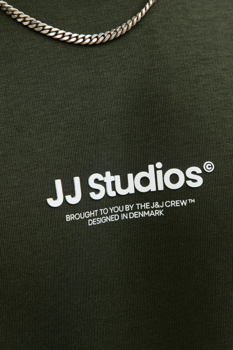 Світшот великого розміру "JJ Studios" Jack&Jones, зелений
