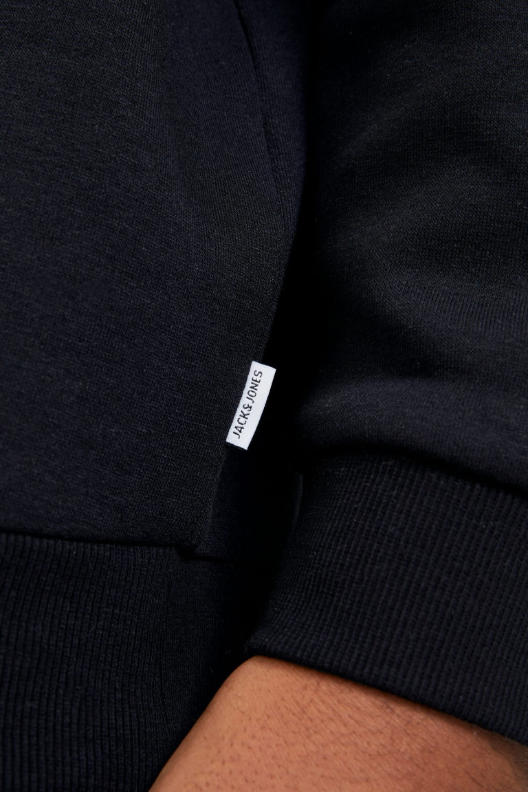 Світшот великого розміру Relaxed Fit Jack&Jones, чорний