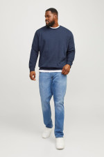 Світшот великого розміру Regular Fit Jack&Jones синій